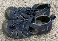 Keen Newport H2 Blue Yellow Pull-Tie Water Friendly Sandals Little Boys Size 3