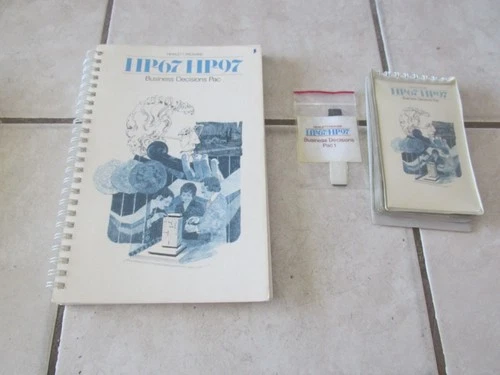 HP-67/HP-97 Business Decisions Pac, Program Cards & Manual Handbook
