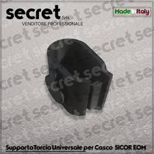 Supporto Torcia Universale per Casco Vigili del Fuoco SICOR EOM – ABS Nero