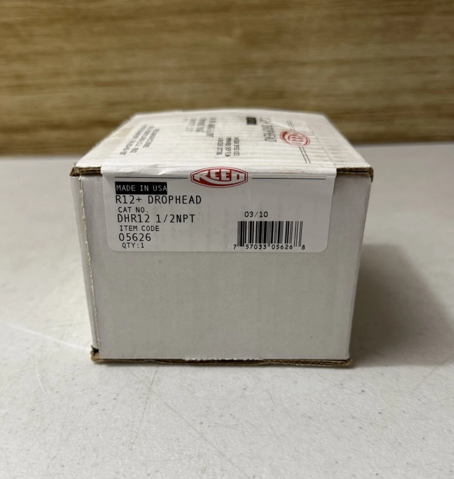 Reed Mfg - 05626 - DHR12 1/2NPT - 1/2” NPT R12+ Drophead - HSS For Threaders - Image 3 of 3