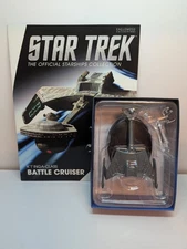 Eaglemoss Star Trek #7 Klingon Battle Cruiser (K't'inga-class)  Magazine