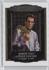 2025 James Bond Black Diamond Gold 49/99 Robert Davi as Franz Sanchez #43 0nr3