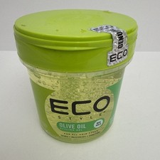 Eco Style Professional Styling Gel Olive Oil Max Hold Water Based 16oz All Hair