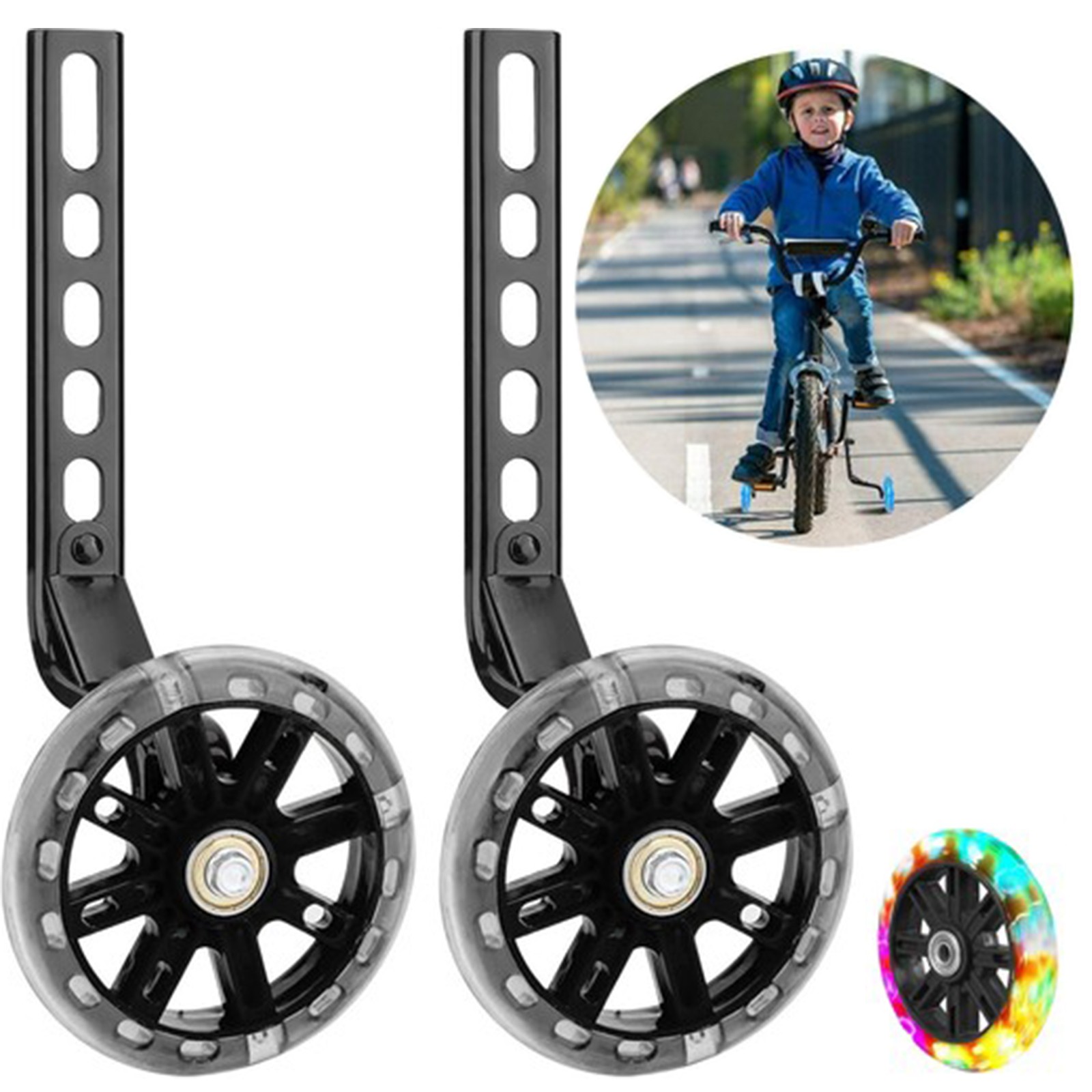 1 Pair Training Wheels Bicycle for 12/14/16/18/20Inch Bike W
