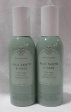 White Barn Bath & Body Works Concentrated Room Spray Set Lot 2 PALO SANTO & SAGE