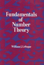 Fundamentals of Number Theory Dover Books on Mathematics 