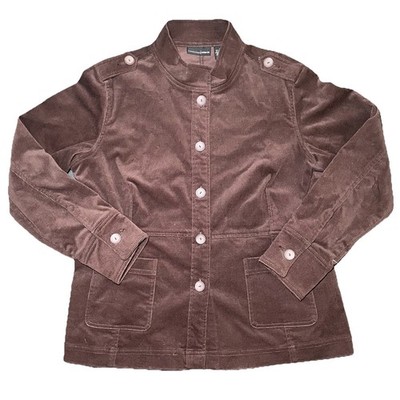 Relativity Design Lab Brown Button Up Jacket Y2K Size L