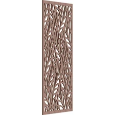 19 3/8"W x 49 3/8"H x 1/4"T Ortonville Decorative Fretwork Wood Wall Panels, ...
