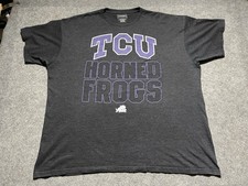 TCU Texas Christian University CHAMPS Horned Frogs Gray 2XL Shirt
