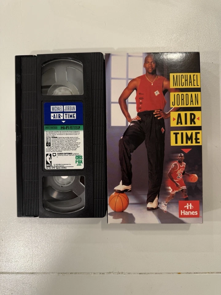 Michael Jordan Air Time (VHS, 1993) NBA, Chicago Bulls, RARE 🔥 - Image 3 of 3