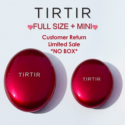 5点セット☆TIRTIR MASK FIT RED CUSHION TIRTIR Mask Fit Red Cushion Foundation Matching Mini Bundle (FULL+