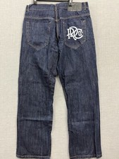 Rocawear Jeans Mens 38x32 Blue Baggy Loose Streetwear Wide Hip Hop Y2K Grunge