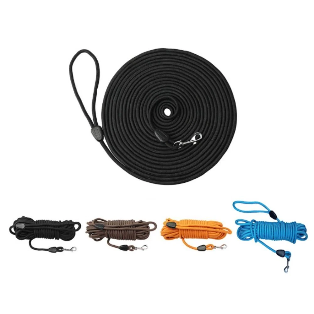 5M/10M/15M Long Dog Tracking Leash Non-slip Nylon Training Lead Rope