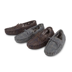 totes moccasin slippers mens