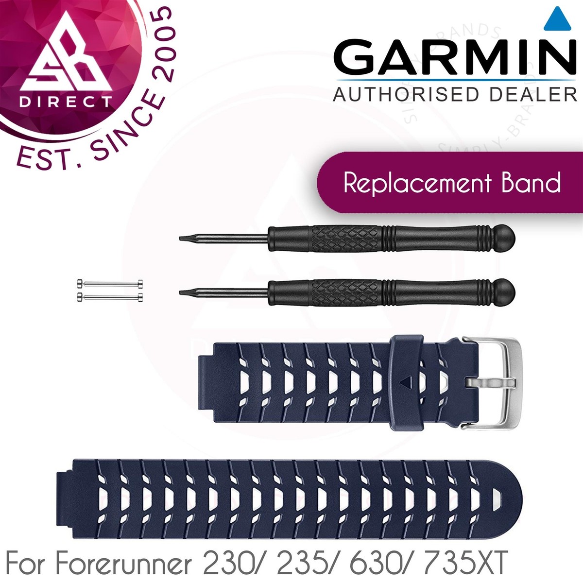 Garmin Replacement Watch Strap Band│For Forerunner 230 630 735XT