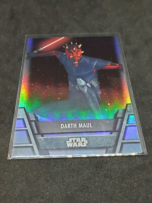 Star Wars Topps Holocron 2020 Foilboard Foil Board Card N-16 Darth Maul