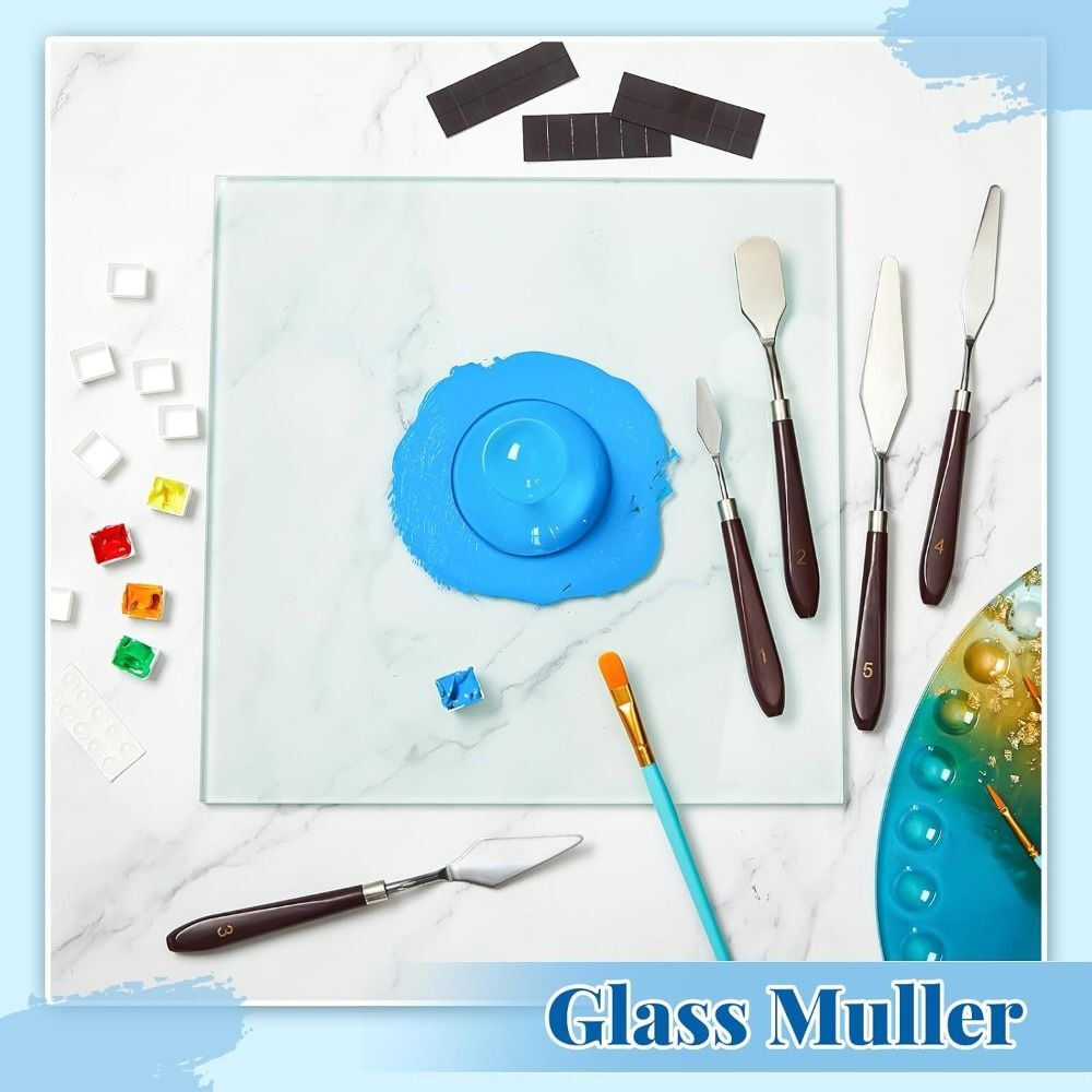 2.95 in Glass Muller Clear Paint Muller Art Supplies For Watercolor eBay