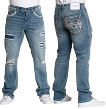 American Fighter Men's Denim Jean Striker Graham Inseam 32"