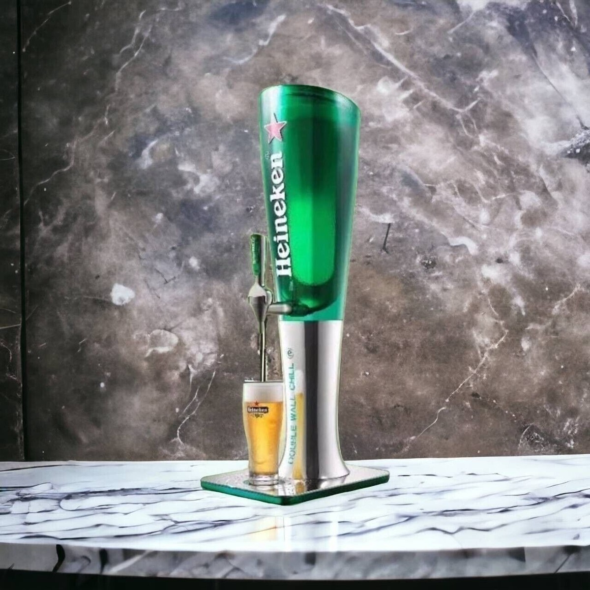 BEER Tower LIQUOR3 Liter Standing Party Heineken Drink Gift Fun