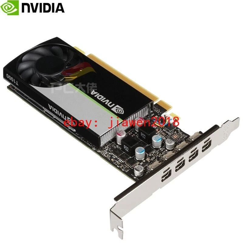 NVIDIA Quadro T1000 Graphics Card T1000 8GB GDDR6 PCIe 3.0 x16 Mini DP - Image 3 of 4