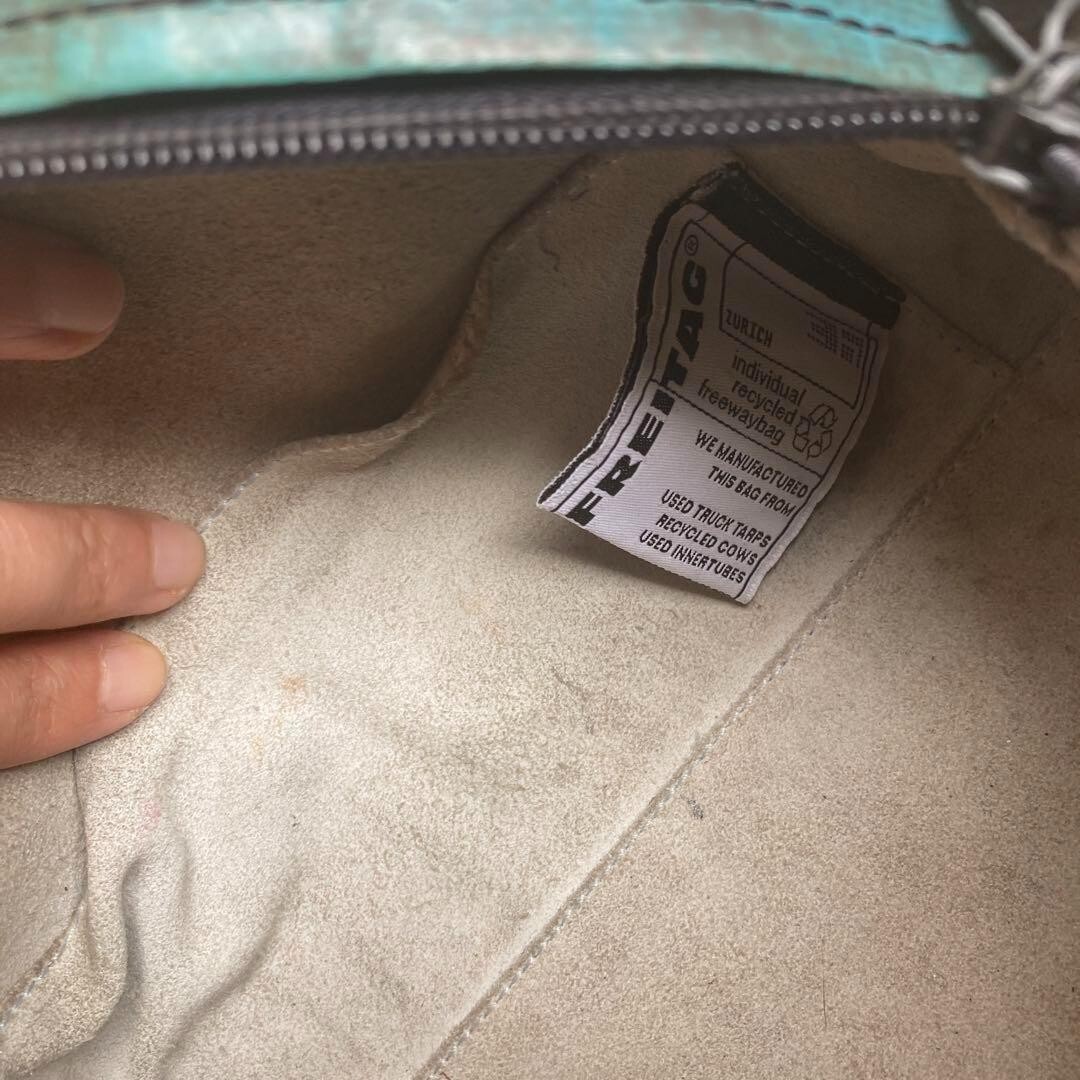 廃盤モデル】FREITAG ショルダーバッグブルー×ブラックJILL