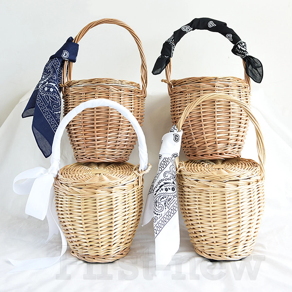 Bamboo basket best sale bag
