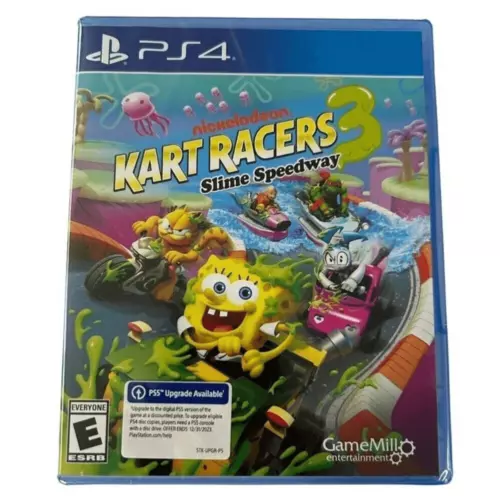 Nickelodeon Kart Racers 3, Slime Speedway, PlayStation 4, Free PS5 Ver Upgrade