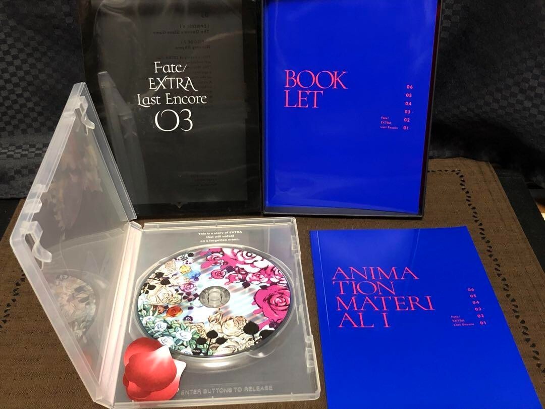 Fate EXTRA Last Encore Blu-Ray BOX Limited Edition Complete 6