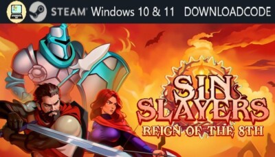 NEU PC Computer Spiel Sin Slayers Reign of The 8th für Windows 10 11 STEAM Code