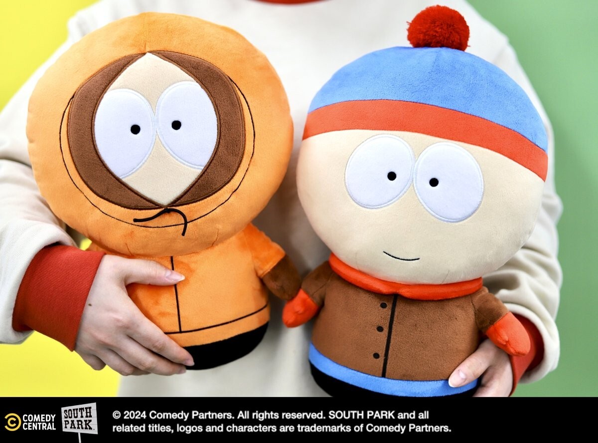 South Park BIG Plush 32cm Kenny & Stan set SK JAPAN 2024 New