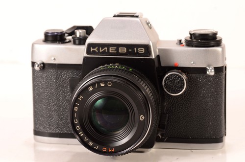 RARA fotocamera reflex Kiev-19 funzionante URSS 35mm obiettivo MC Helios 81 2/50 - Foto 3 di 10