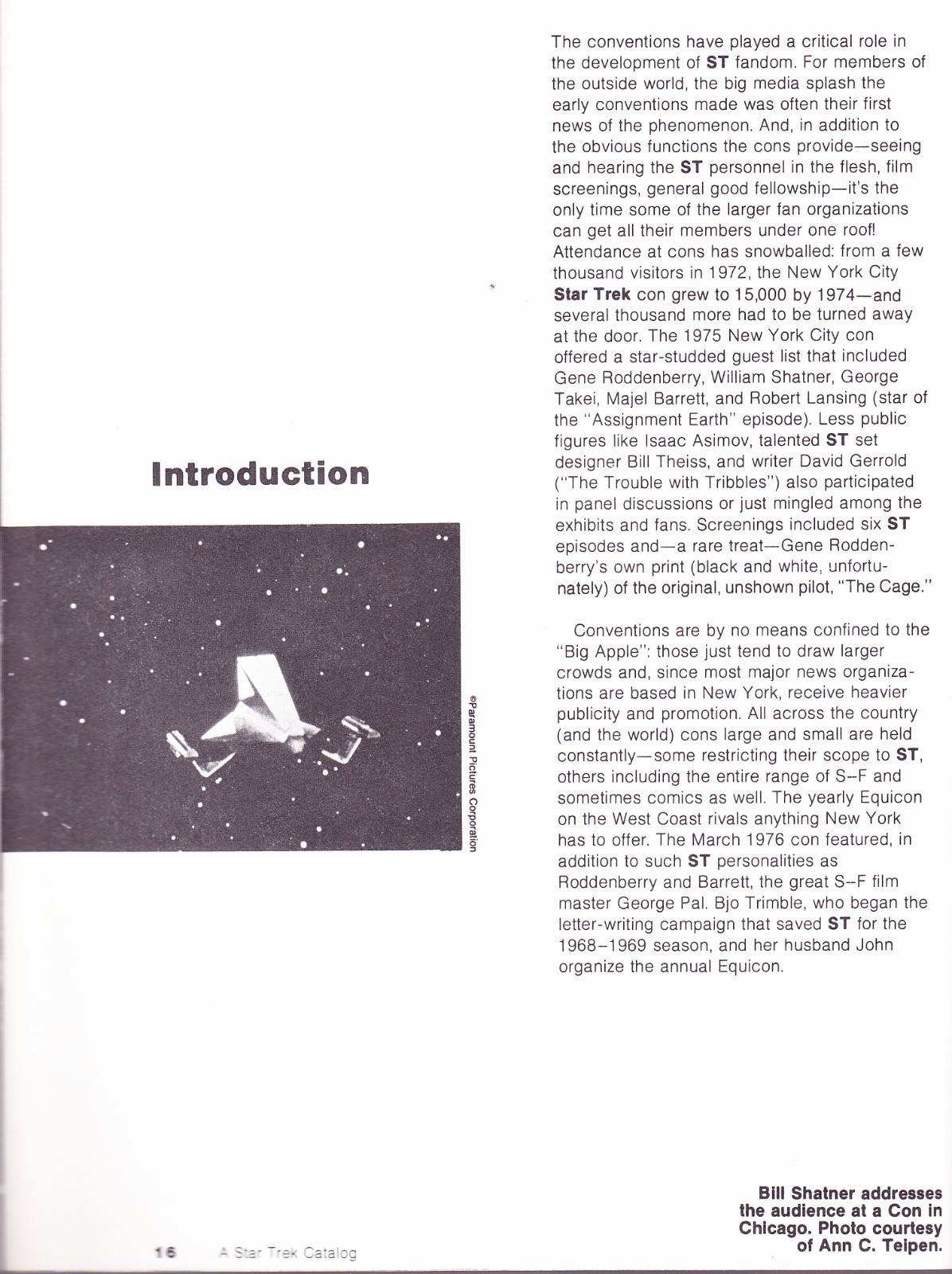 Star Trek Catalog The World of Star Trek G & D 1979 "Great Star