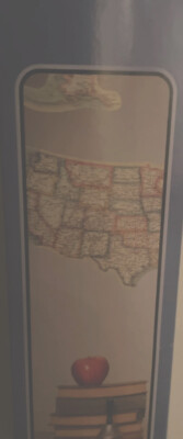 United States Map Wall Die-Cut Poster Roomscapes Room Decor 24'' x 18'' 