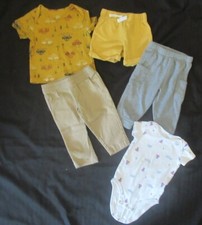 Baby Boys lot of 5 Wonder Nation, Carter's Size 6-9mos