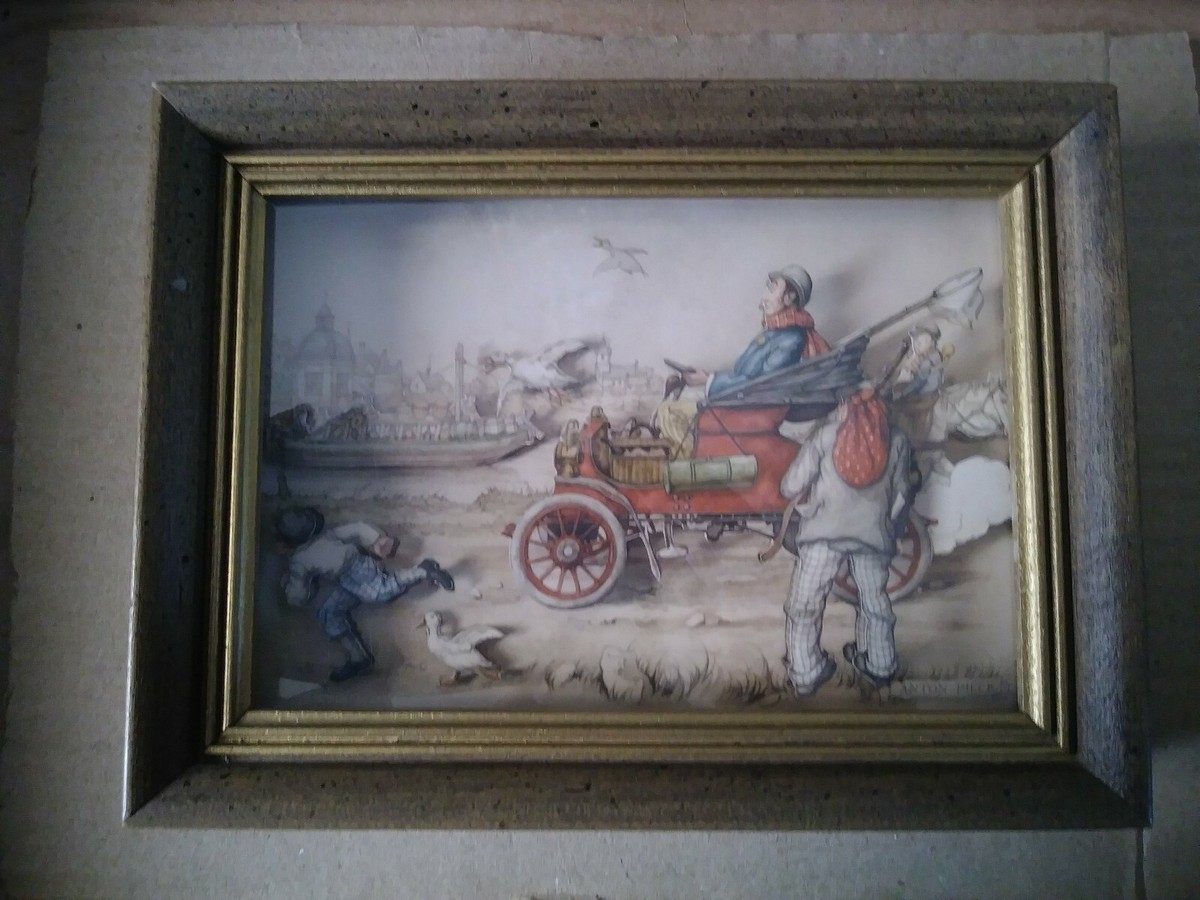 Vintage Anton Pieck 3D Shadow Box Kit 