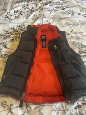 GAP Kids Black Red Down Puffer Vest Boys Xxs Water-Resistant