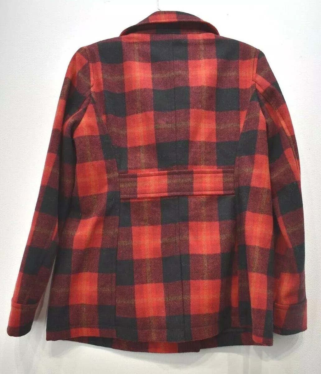 Old Navy Womens Red Notch Lapel Double Breasted Seam Pocket Casual Blazer M