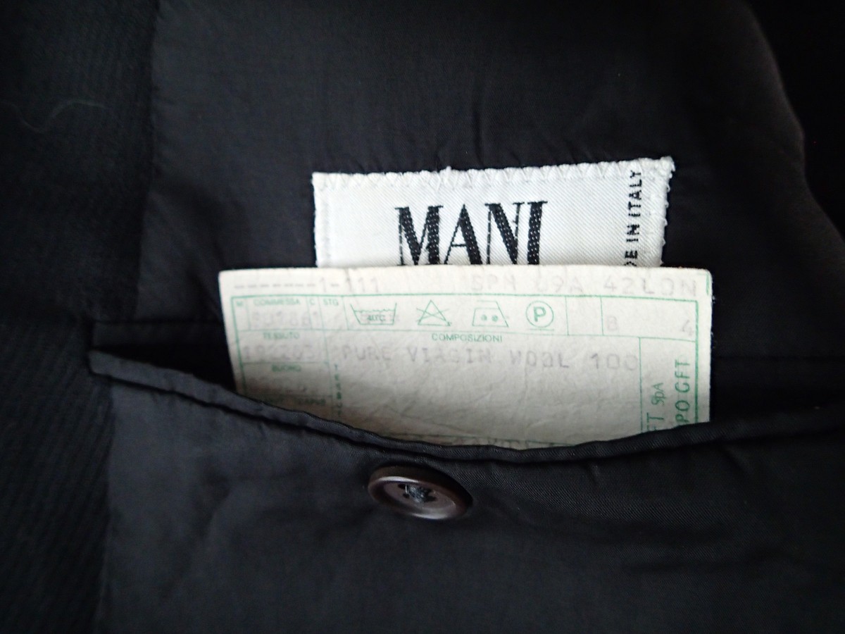 mani by giorgio armani SUIT JACKET BLAZER,42 L,wool & | eBay
