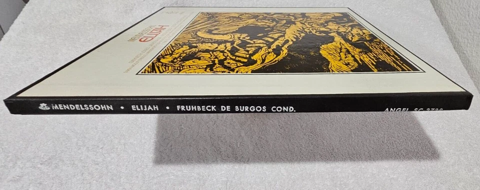 Mendelssohn Elijah Rafael Fruhbeck De Burgos Angel 3 LP Set Stereo SC-3738 NMC - Image 3 of 4