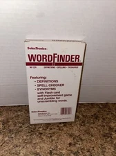 SelecTronics WF-224 WordFinder for Parts Only or repair with Box Case and manual