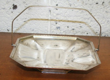 Vintage EPNS Octagonal Basket ~Fruit Bowl  in VGC (BLK2)