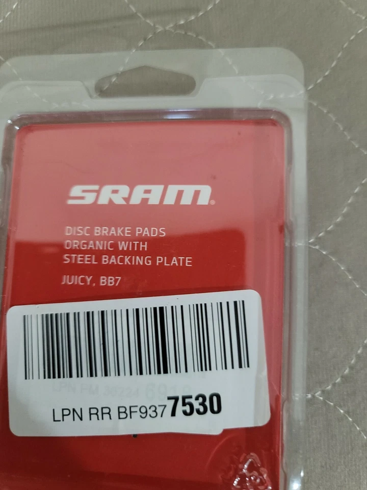 НОВЫЕ дисковые тормозные колодки Avid — органические составные стальные с подкладкой тихие для Juicy BB7 - Изображение 3 из 3