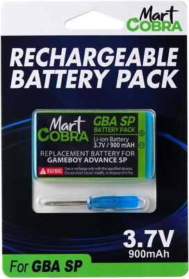 Mart Cobra - Gameboy Advance SP Battery Pack - Rechargeable - Screwdriver [New]