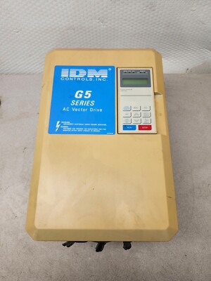 USED IDM CONTROLS G5 SERIES AC VECTOR DRIVE OMRON CIMR-G5U4011