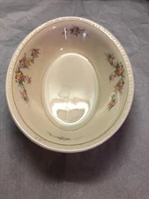 Vintage Homer Laughlin Georgian Eggshell  Countess Pattern Oval Serving Bowl