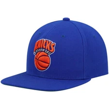 MENS MITCHELL & NESS NBA TEAM GROUND 2.0 SNAPBACK HWC KNICKS