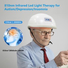 810nm Red and Near Infrared Light Therapy Brain Stroke Treatment Led Helmet