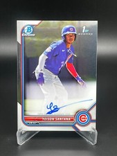 2022 Bowman Chrome Yeison Santana Prospect Autograph Auto #CPA-YS Cubs