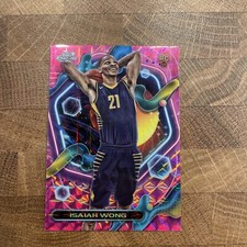 Isaiah Wong RC 2023-24 Cosmic Chrome Pink Refractor SSP Indiana Pacers