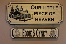 Personalized Custom Carved Wood Family Last Name Sign Couple Wedding Signs